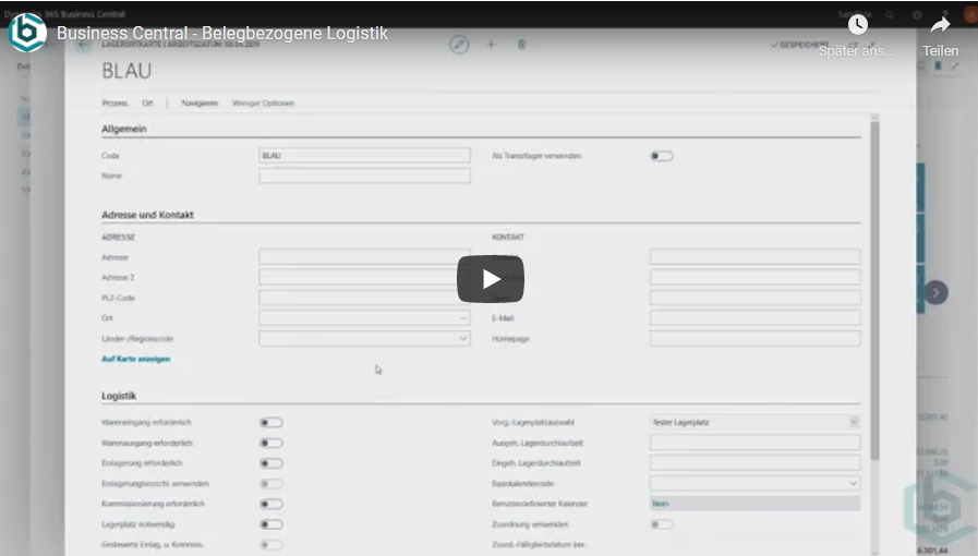 Belegbezogene Logistik